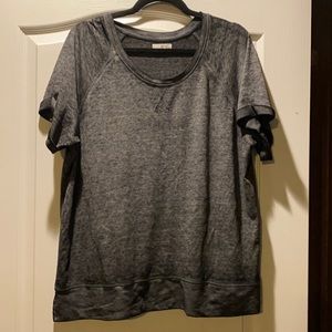 Maurices black cotton poly thin shirt